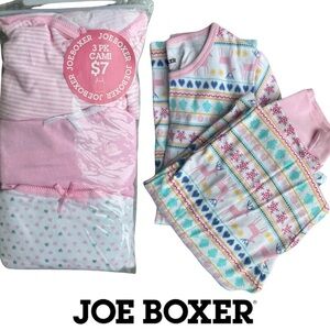 Joe Boxer 3 Pack Cami Large 10 12 PJ Set Reindeer Long Sleeve 12 pajama girls